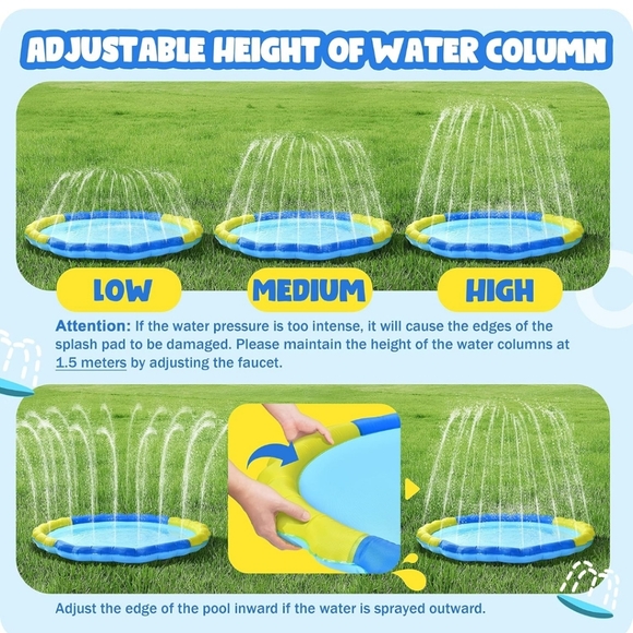 Bellachiddo 67in Toy Splash Mat - Picture 2 of 10